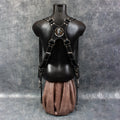Handcrafted Dual Camera Leather Harness with Custom Personalization