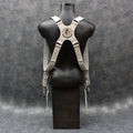 Handcrafted Dual Camera Leather Harness with Custom Personalization